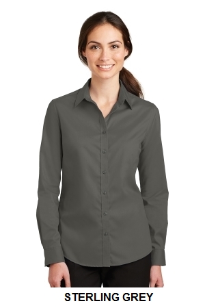 Port Authority® Ladies SuperPro™ Twill Shirt.  PORT A.  L663